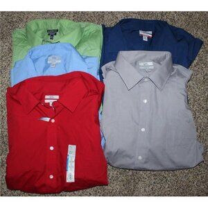 2XL Men's Croft & Barrow Easy Care Classic Fit Button Front Shirts 18 1/2 34/35